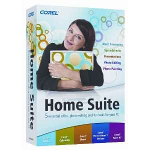 Corel Home Suite Corel Write, Calculate, Show, Photo Album 7 Deluxe 