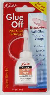 NEW Kiss Glue Off Salon Nail Glue Remover 0.5 oz BK116  