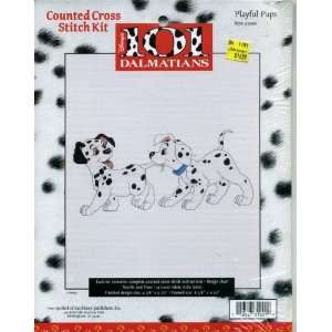   101 Dalmatians Playful Pups Counted Cross Stitch Kit