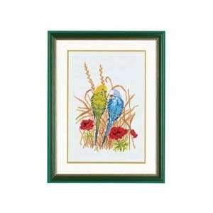  Budgerigar Counted Cross Stitch Kit Arts, Crafts & Sewing