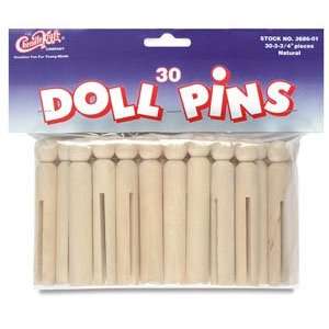  Doll Pins   Doll Pins, Pkg of 30 Arts, Crafts & Sewing