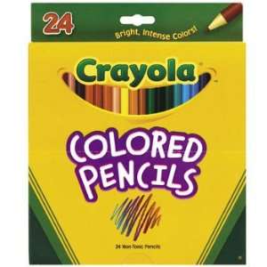 com Crayola Color Pencils   24 pcs   Basic School Supplies & Colored 