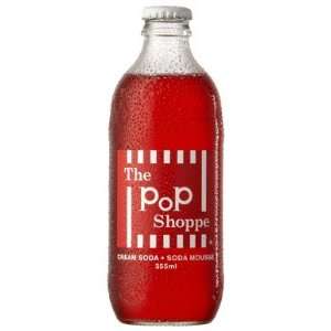 Pop Shoppe Soda   Cream Soda (12 Pack) Grocery & Gourmet Food