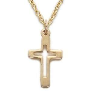  14K Yellow Gold Filled Cross Necklaces Cross Necklaces Gold Crosses 