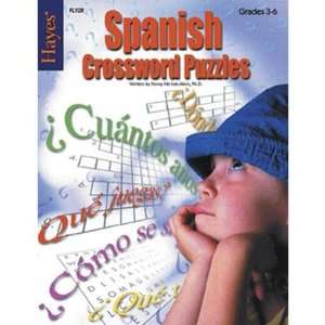    HAYES SCHOO PUBLISHING SPANISH CROSSWORD PUZZLES Toys & Games