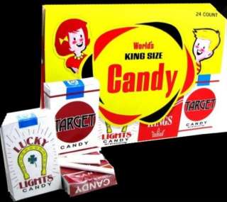 Candy Cigarettes 1 Box 24 packs per box  