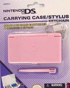 Nintendo Keychain *DS LITE GAME CASE* W/ Stylus  PINK  