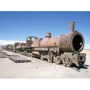  Cementerio De Trenes, Steam Engine Relics in Desert, Uyuni 