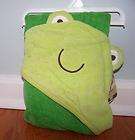 CARTERS BABY LITTLE LAYETTE GREEN FROG HOODED BATH TOWEL ONE SIZE