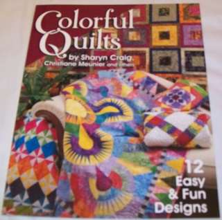 Colorful Quilts book Sharyn Craig beautiful patterns quilting