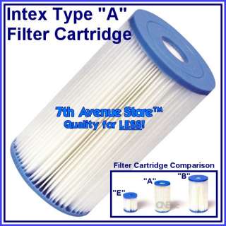 Intex Type A Filter Cartridges for Easy Set Pool Pump 078257599004 