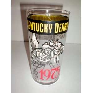   Derby 1975 Run For The Roses    Churchill Downs Louisville KY    Glass