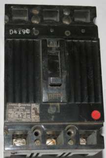 General Electric 3 POLE 3 PHASE CIRCUIT BREAKER 15A 15 AMP 480VAC 480V 
