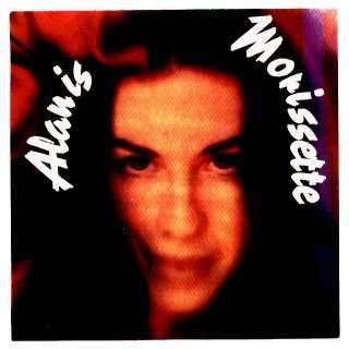 Alanis Morissette   Face Shot with Logo   Sticker / Decal 