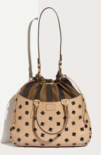 Fendi B. Fab   Medium Studded Calfskin Tote  