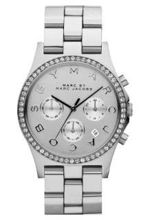 MARC BY MARC JACOBS Henry Chronograph & Crystal Topring Watch 