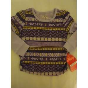  PASTRY GIRLS ROYALE PURPLE FASHION TOP (SIZE 3T 