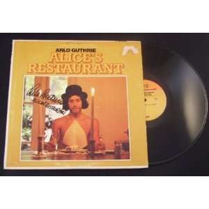 Arlo Guthrie   Alices Restaurant   Signed Autographed Record Album 