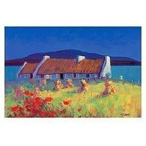 William Cunningham   Harvest Time, Loch Mask Size 27x20 Poster Print