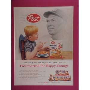 Bill Dickey New York Yankees Catcher 1950 Post Cereal Advertisement 
