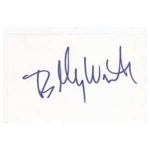 BILLY WIRTH Signed Index Card In Person
