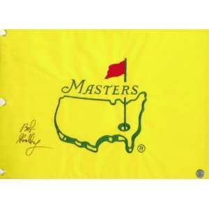  Bob Goalby Autographed Masters Golf Pin Flag Sports 