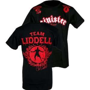 Sinister Brand Chuck Liddell UFC 79 Black Fight Walkout Shirt (Size 