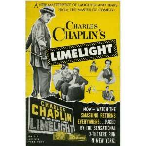   27x40 Charlie Chaplin Claire Bloom Buster Keaton