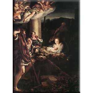   (Holy Night) 22x30 Streched Canvas Art by Correggio