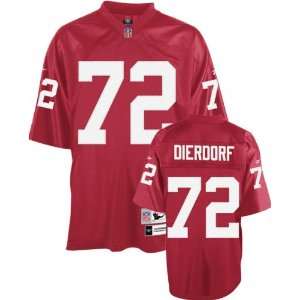 Dan Dierdorf St. Louis Cardinals Red NFL Premier Throwback Jersey