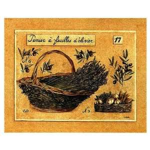  LAURENCE DAVID PANIER A FEUILLES D OLIVIER 14.25X17.75 LEISURE 