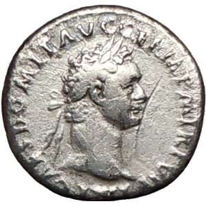  DOMITIAN 87AD Authentic Ancient Silver Roman Coin Minerva 