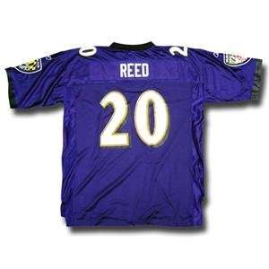 Ed Reed #20 Baltimore Ravens NFL Replica Player Jersey By Reebok (Team 