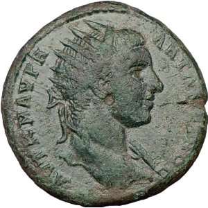 ELAGABALUS 218AD Nicopolis Ad Istrum Ancient Roman Coin ARTEMIS Hunt 