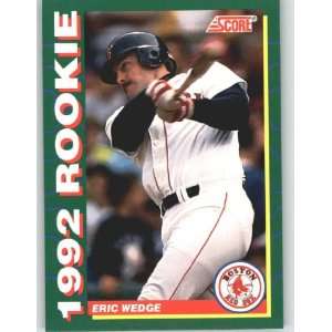  1992 Score Rookies #38 Eric Wedge   Boston Red Sox 