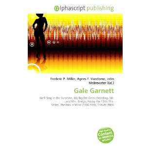  Gale Garnett (9786133773530) Books