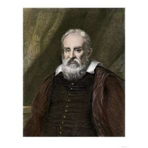  Galileo Galilei, Astronomer Premium Poster Print, 24x32 