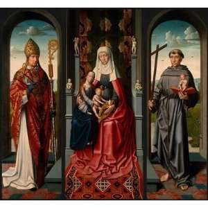  Hand Made Oil Reproduction   Gerard David   24 x 22 inches 