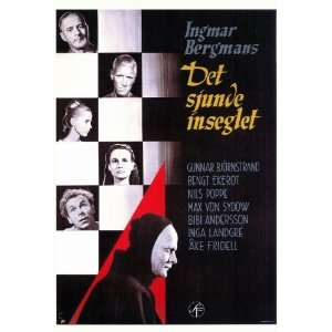 The Seventh Seal (1957) 27 x 40 Movie Poster Foreign Style A  