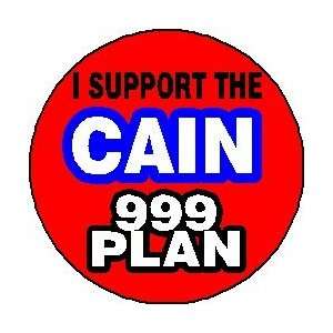   THE CAIN 999 PLAN Mini 1.25 Pinback Button ~ Herman Cain President