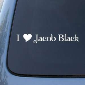 HEART JACOB BLACK   Twilight Vinyl Decal Sticker 1611  Vinyl Color 