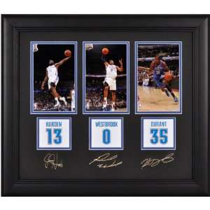 Kevin Durant, James Harden and Russell Westbrook Framed Photographs 