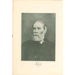  1892 Print Poet James Russell Lowell 