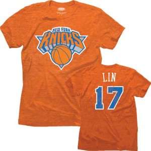 Jeremy Lin New York Knicks Premium Tri Blend Name & Number Tee 