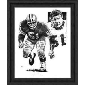  Framed Jim Ringo Green Bay Packers