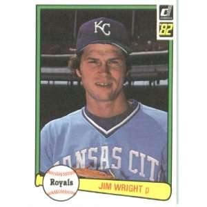 1982 Donruss # 490 Jim Wright Kansas City Royals Baseball 