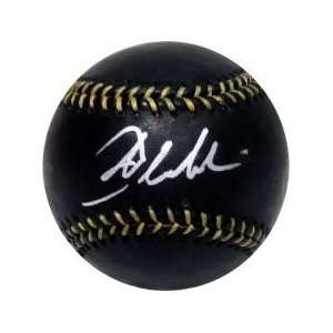 Joba Chamberlain Black Leather Baseball (MLB Auth)