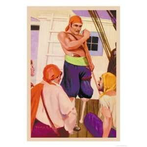  Long John Silver Giclee Poster Print by George Taylor 