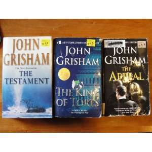 Lot of 3 John Grisham Paperbacks The Appeal, The King of Torts & The 