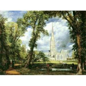  12X16 inch John Constable Canvas Art Repro Salisbury 